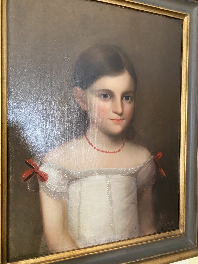 Oil painting of Francis Henrietta as a child